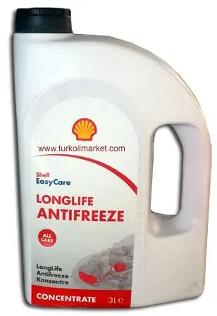 SHELL Antifreeze Longlife - 3LT Kırmızı Antifriz Konsantre