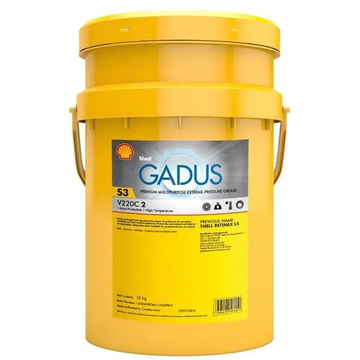 SHELL Gadus S3 V220C 2 -18KG  Kırmızı Gres Yağı