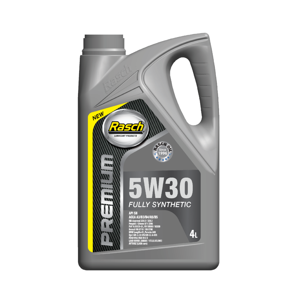 RASCH PREMIUM YELLOW 5W30 SN - 4LT