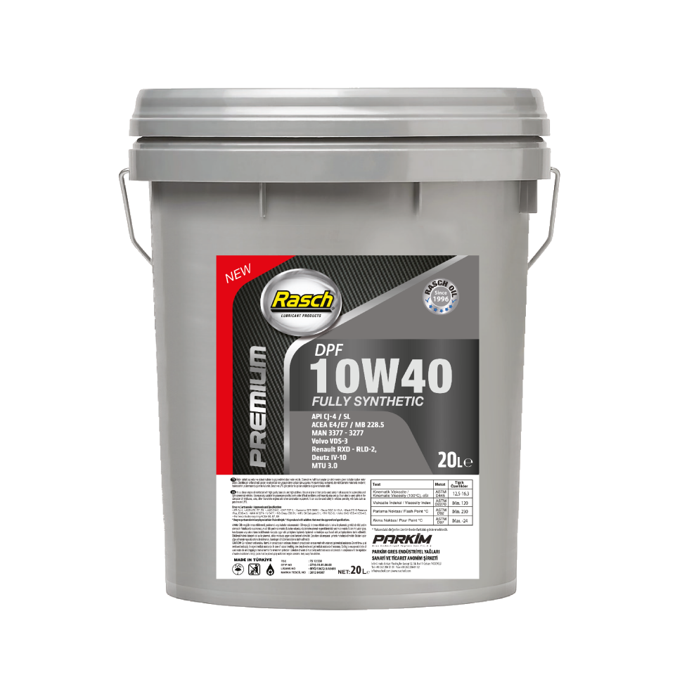 RASCH PREMIUM 10W40 CJ-4 DPF - 20KG