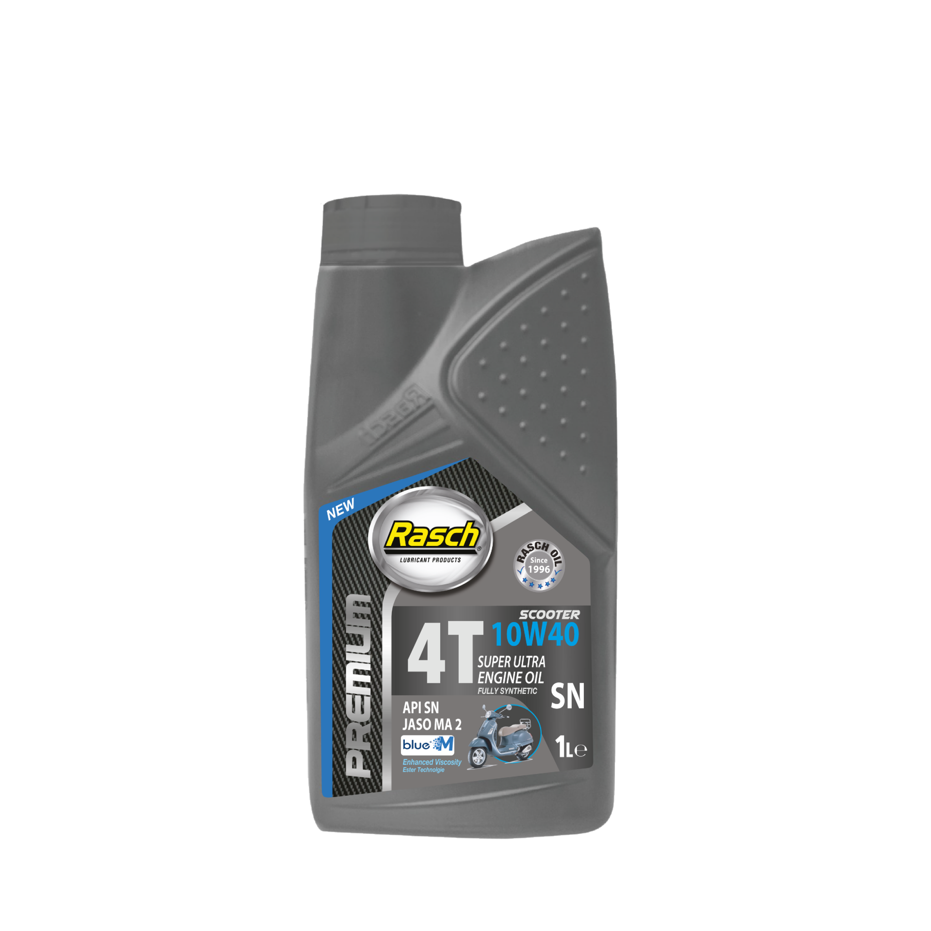 RASCH KORAL 4T 10W40 SN SCOOTER Blue-M - 1LT