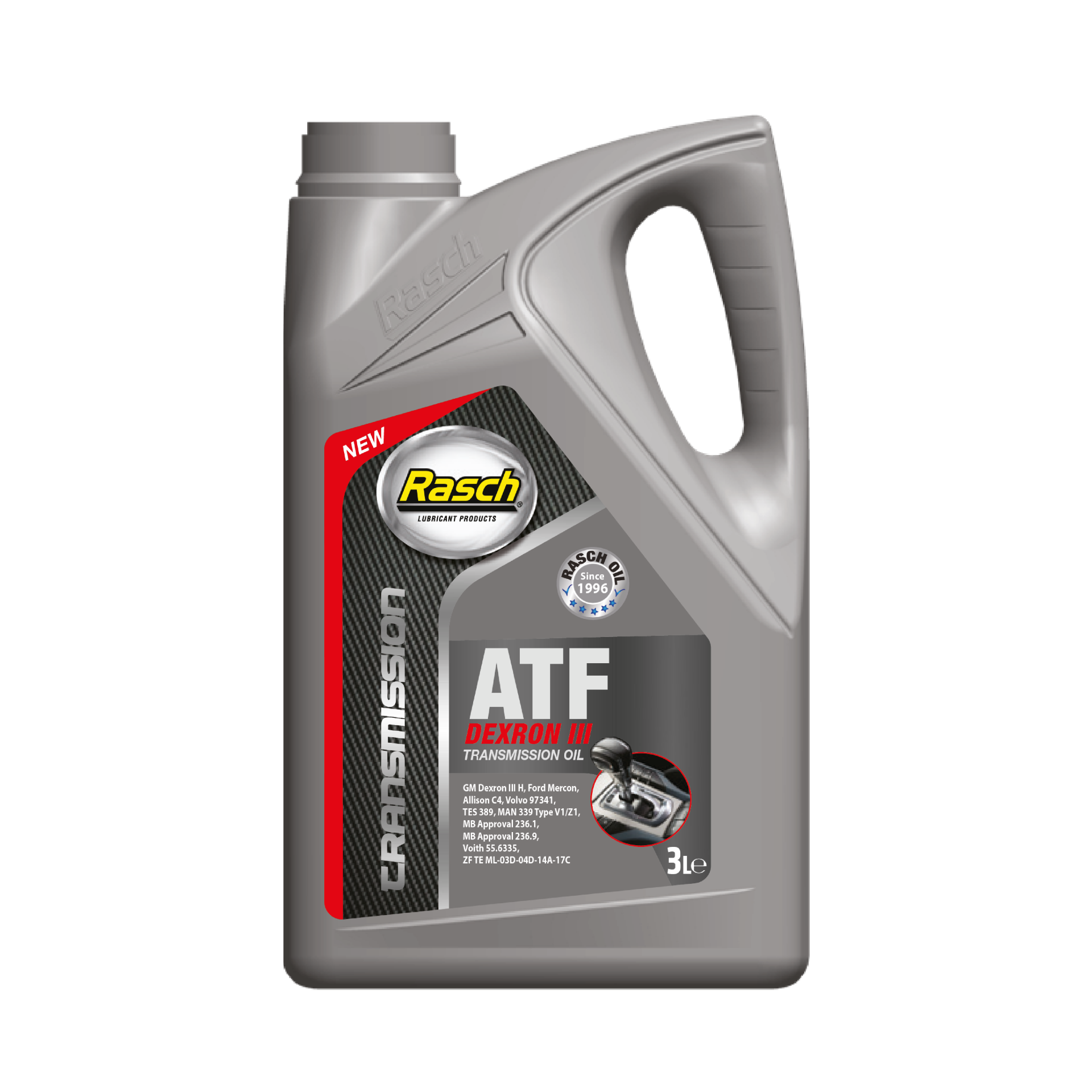 RASCH TRANSMISSION ATF DEXRON III - KIRMIZI - 3LT
