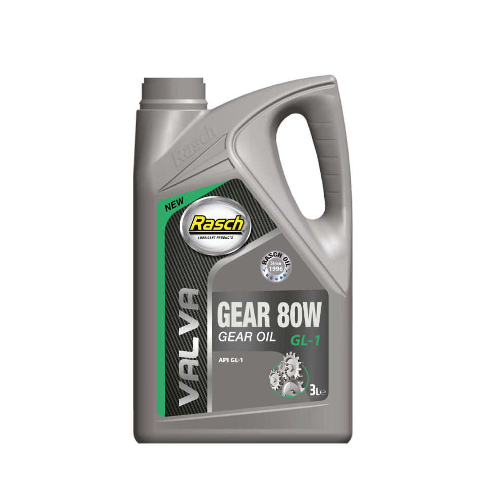 RASCH VALVA GEAR OIL 80W GL-1 - 3LT