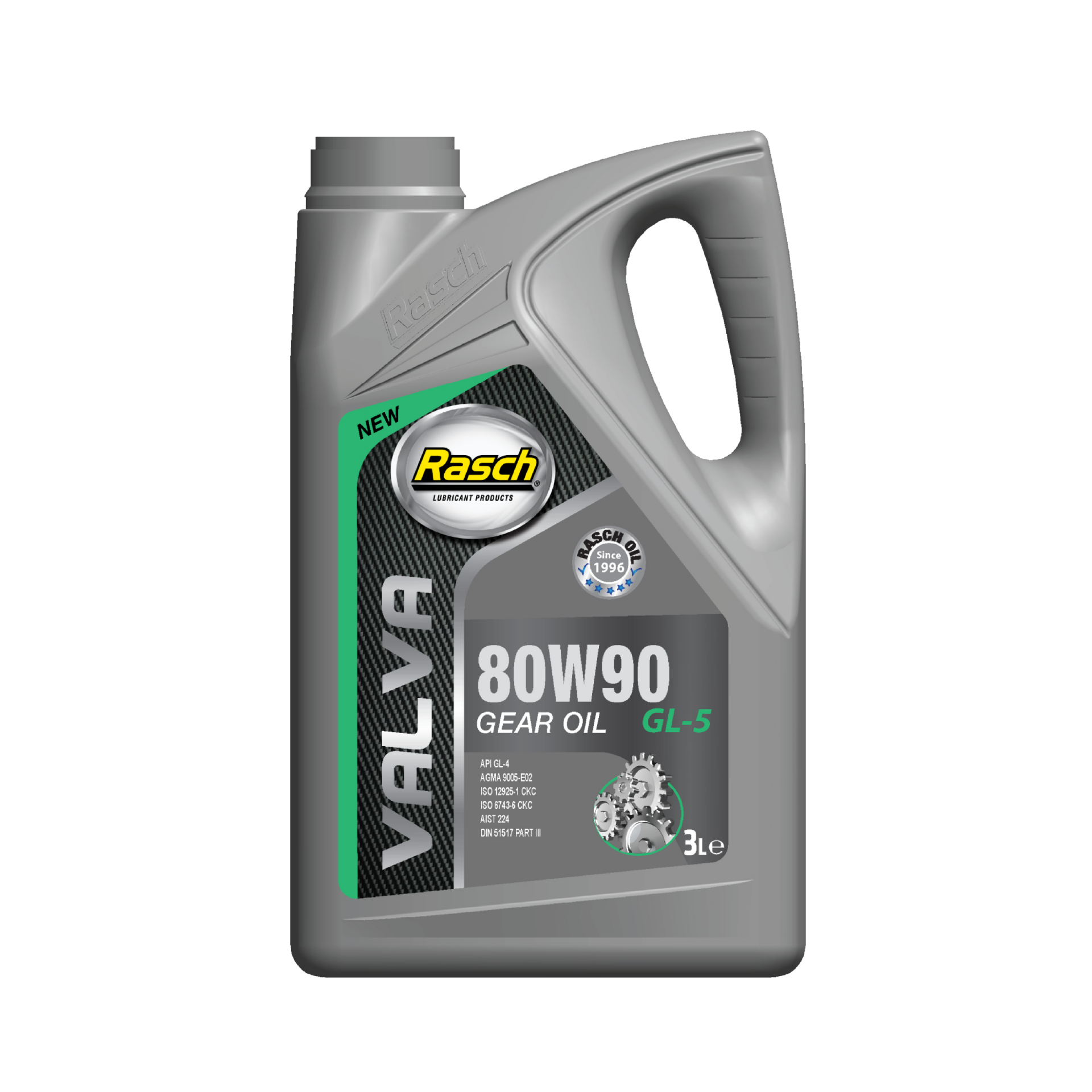 RASCH VALVA GEAR OIL 80W90 GL-5 - 3LT