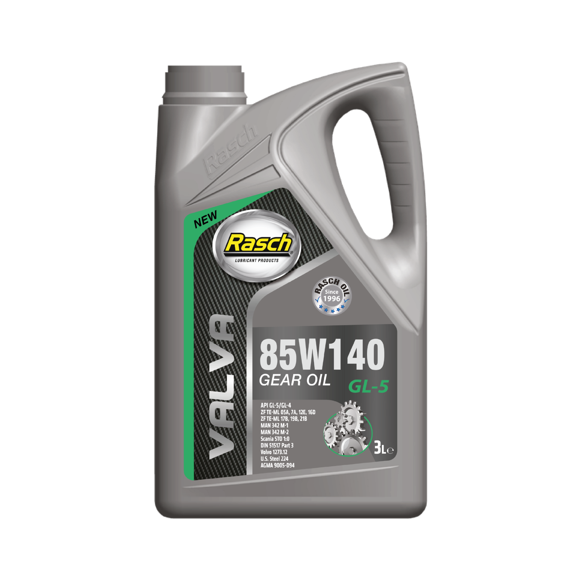 RASCH VALVA GEAR OIL 85W140 GL-5 - 3LT