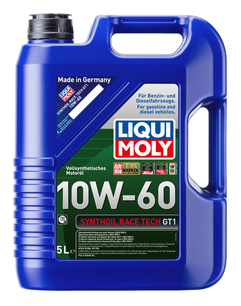 LIQUI MOLY 10W60 Motor Yağı Synthoil Race Tech GT1 5 Litre (8909)