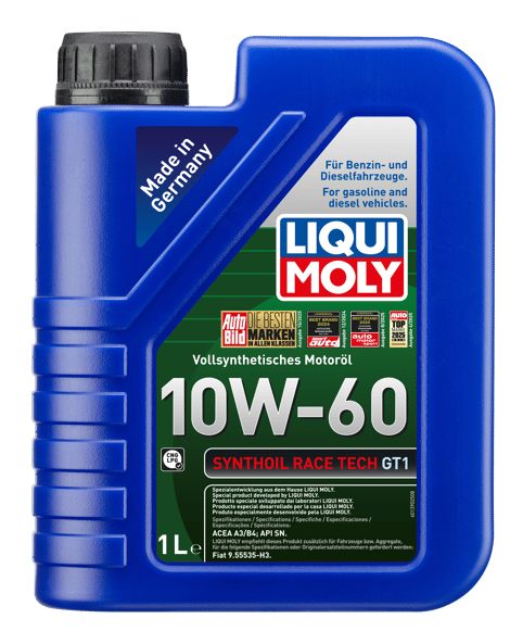 LIQUI MOLY 10W60 Motor Yağı Synthoil Race Tech GT1 1 Litre (8908)