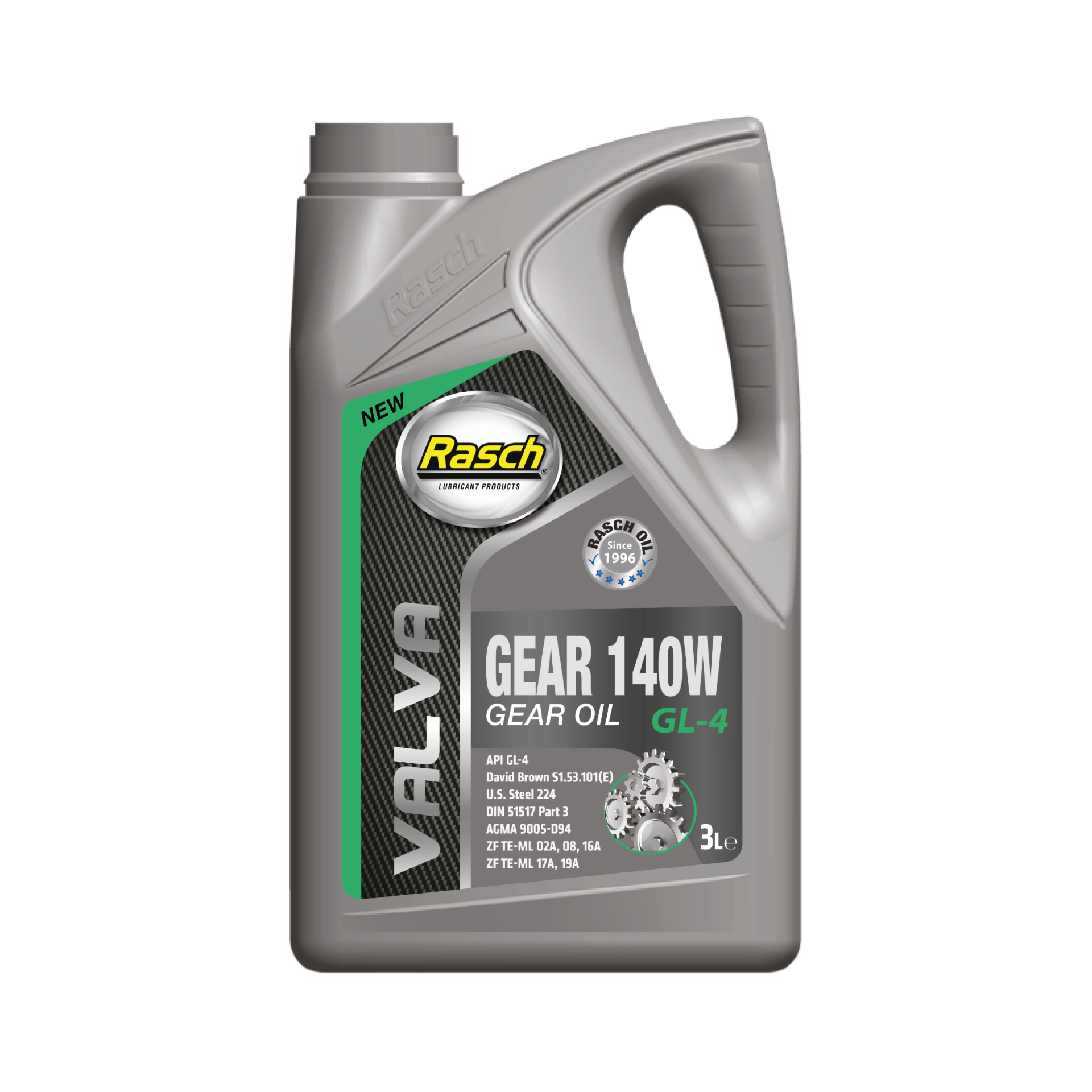 RASCH VALVA GEAR OIL 140W GL-4 - 3LT