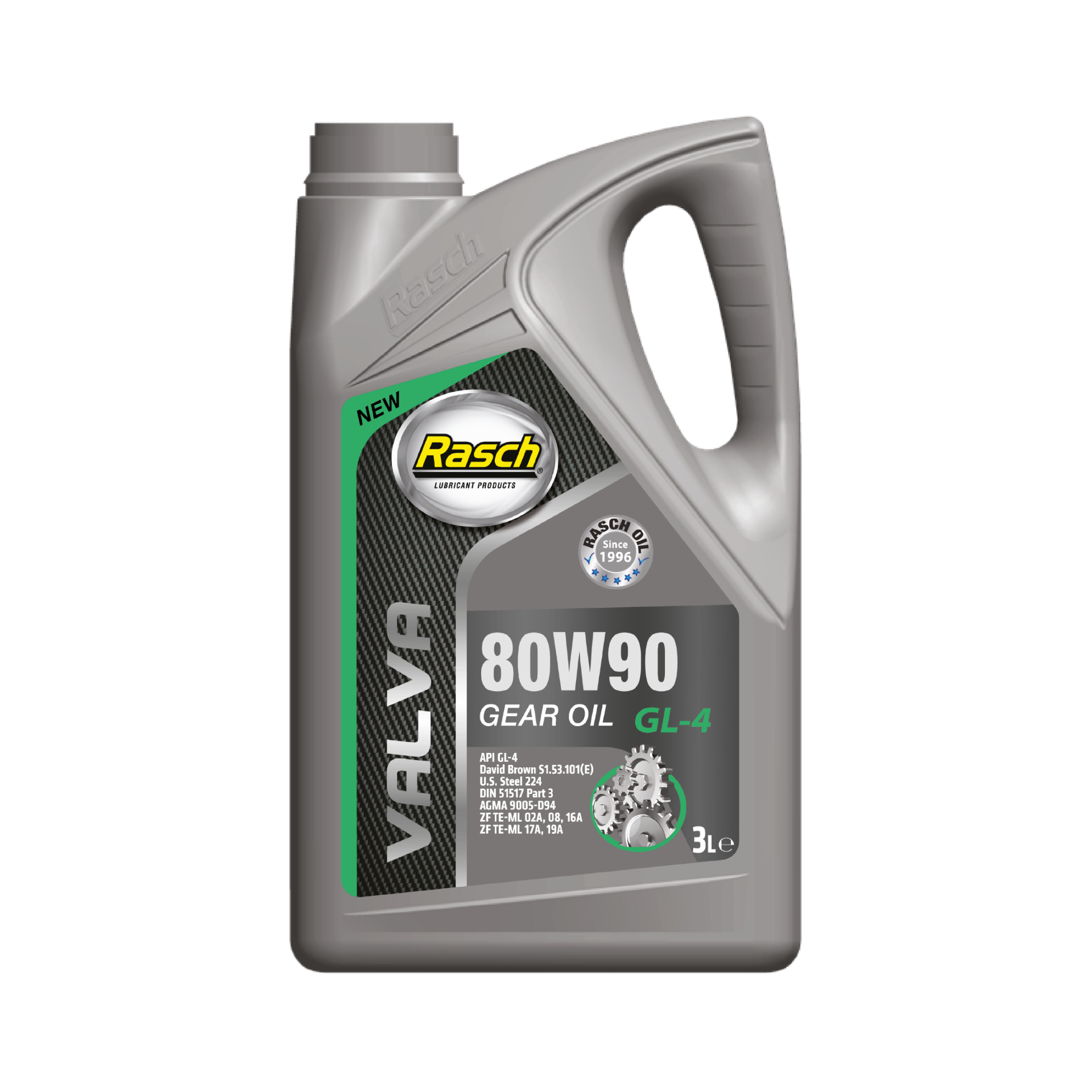 RASCH VALVA GEAR OIL 80W90 GL-4 - 3LT
