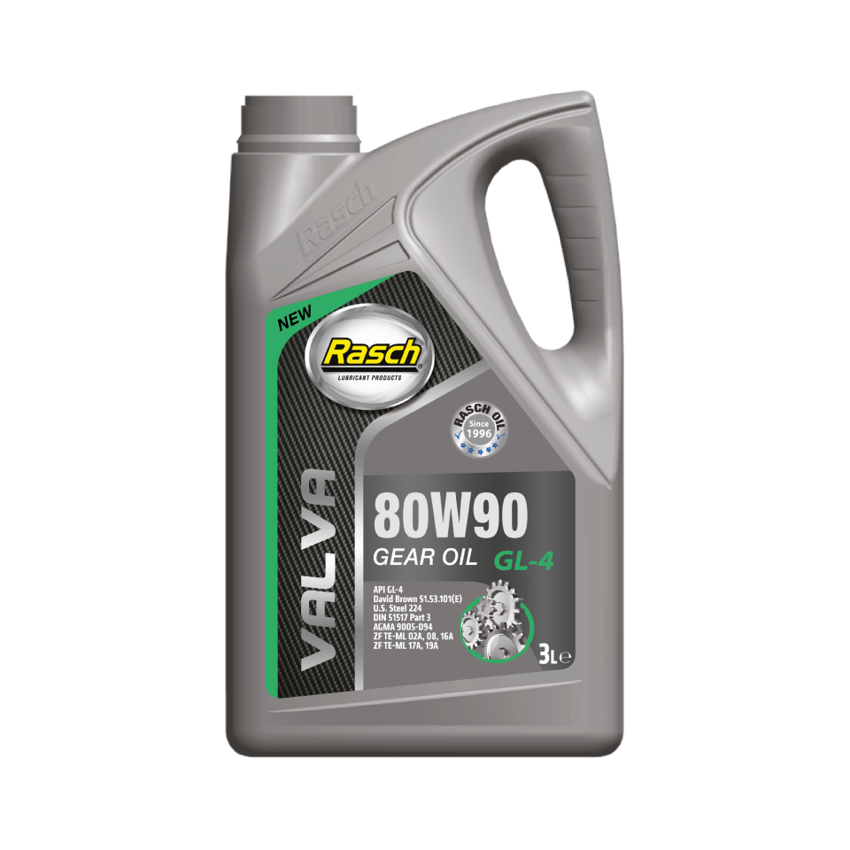 RASCH VALVA GEAR OIL 80W90 GL-4 - 3LT