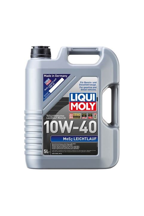 LIQUI MOLY 10W40 Motor Yağı Kısmi Sentetik MoS2'li LEICHTLAUF 5 Litre (2184)