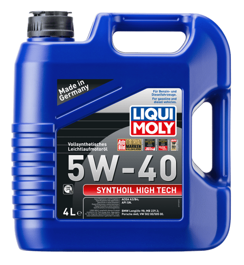 LIQUI MOLY 5W40 Synthoil High Tech Tam Sentetik Motor Yağı 4 Litre (2194)