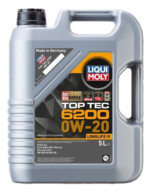 LIQUI MOLY 0W20 Motor Yağı Top Tec 6200 5 Litre (20789)