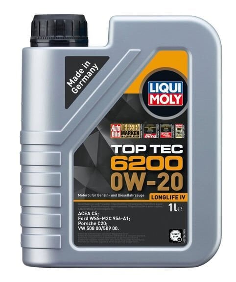 LIQUI MOLY 0W20 Motor Yağı Top Tec 6200 1 Litre (20787)