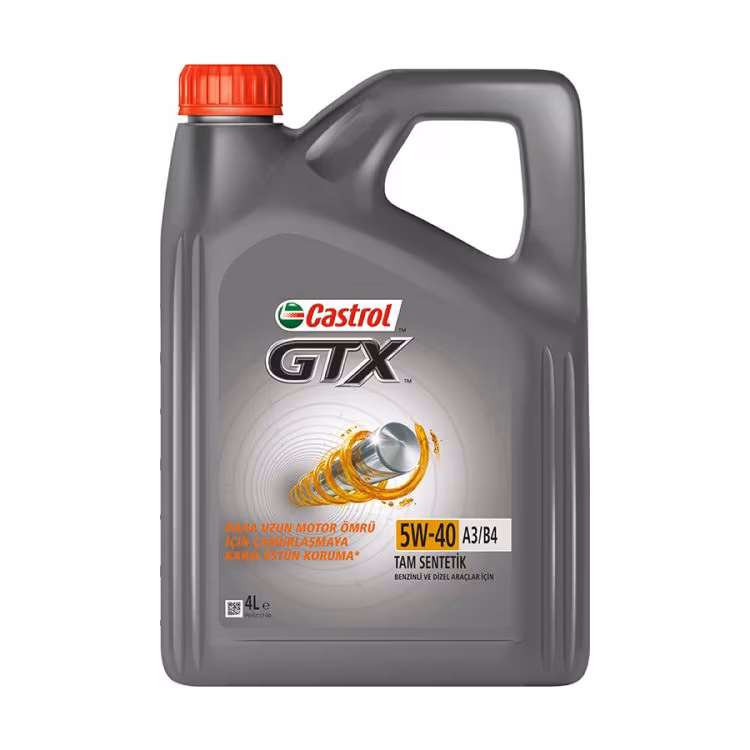 CASTROL GTX 5W-40 A3/B4 4LT