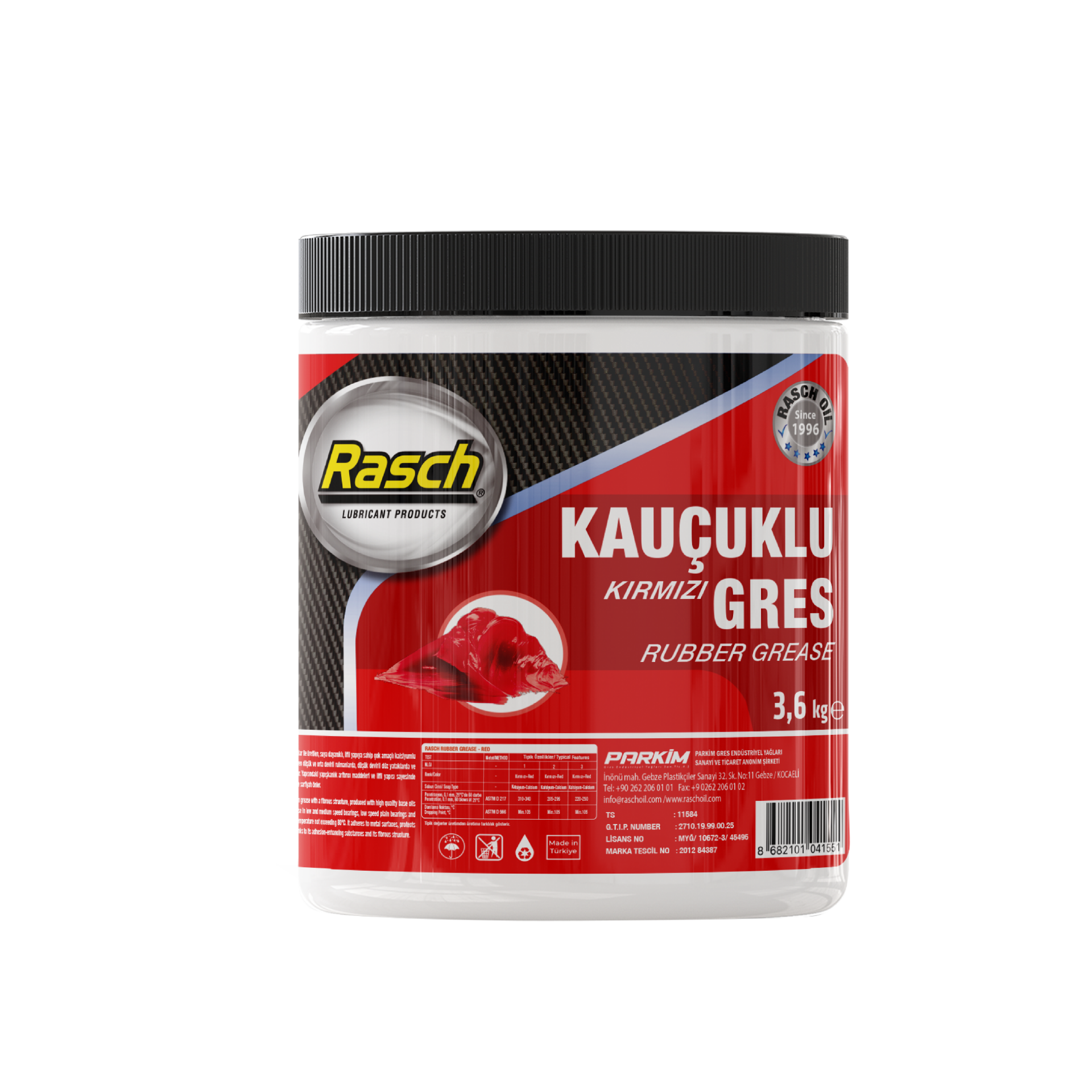 RASCH KIRMIZI GRES - 3.6KG