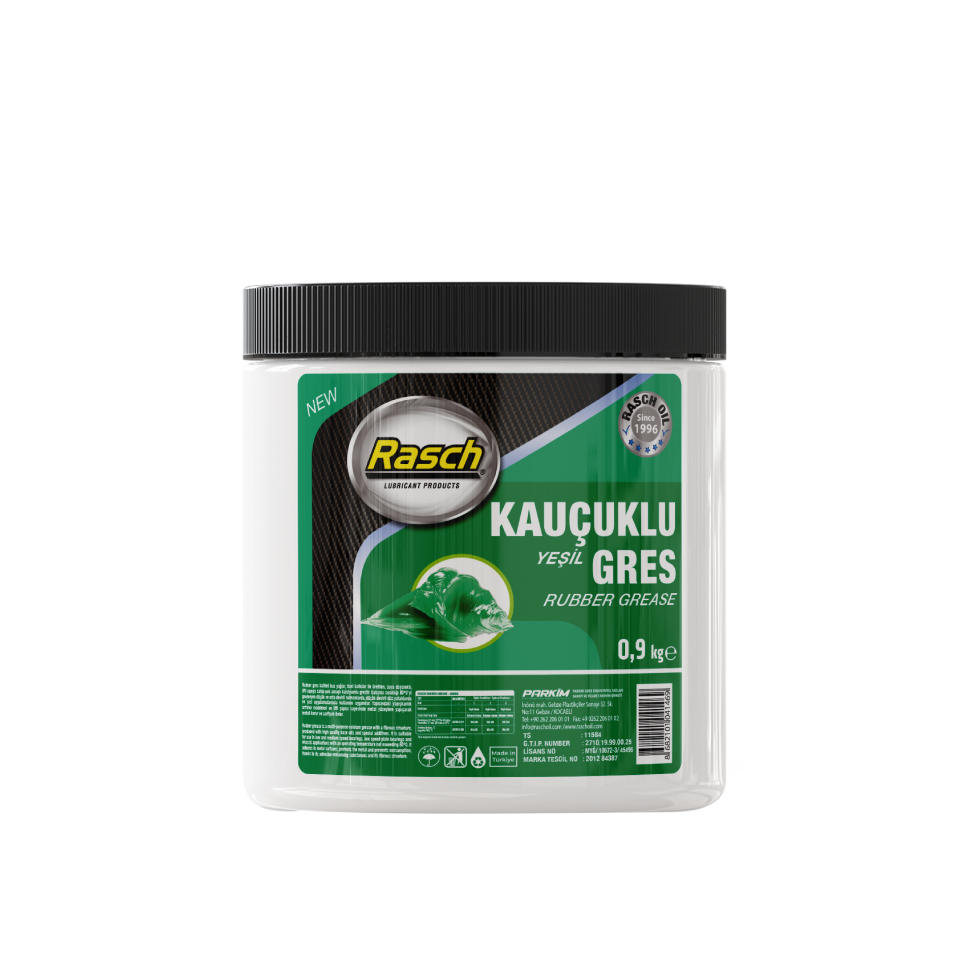 RASCH YEŞİL KAUÇUKLU GRES - 0.9ml