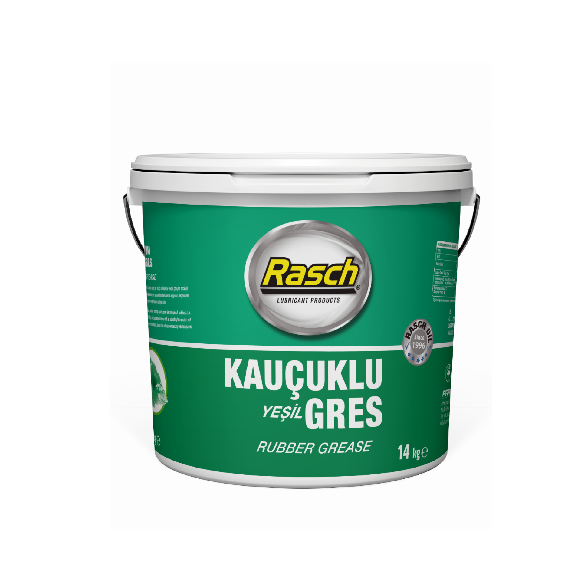 RASCH YEŞİL KAUÇUKLU GRES - 14KG