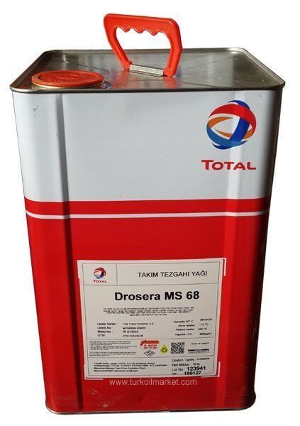 TOTAL Drosera MS 68 - 16KG Kızak Takım Tezgah Yağı
