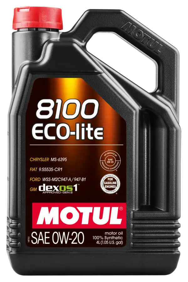 MOTUL 8100 Eco-Lite 0W-20 DEX1 GEN2 - 4LT Motor Yağı