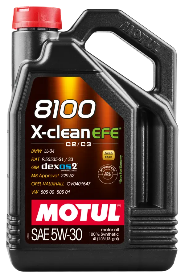 MOTUL 8100 X-Clean EFE 5W-30 Dexos2 Partiküllü - 4LT