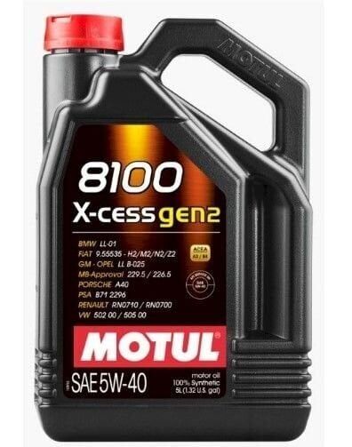 MOTUL  8100 X-Cess 5W-40 - 5LT Motor Yağı