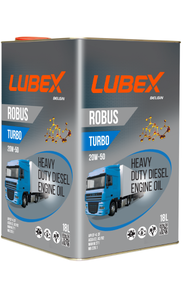 LUBEX ROBUS TURBO 20W-50 - 16KG