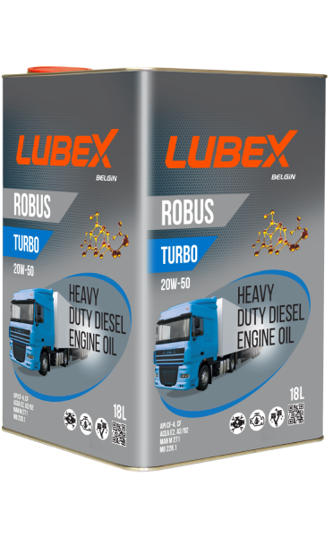 LUBEX ROBUS TURBO 20W-50 - 16KG
