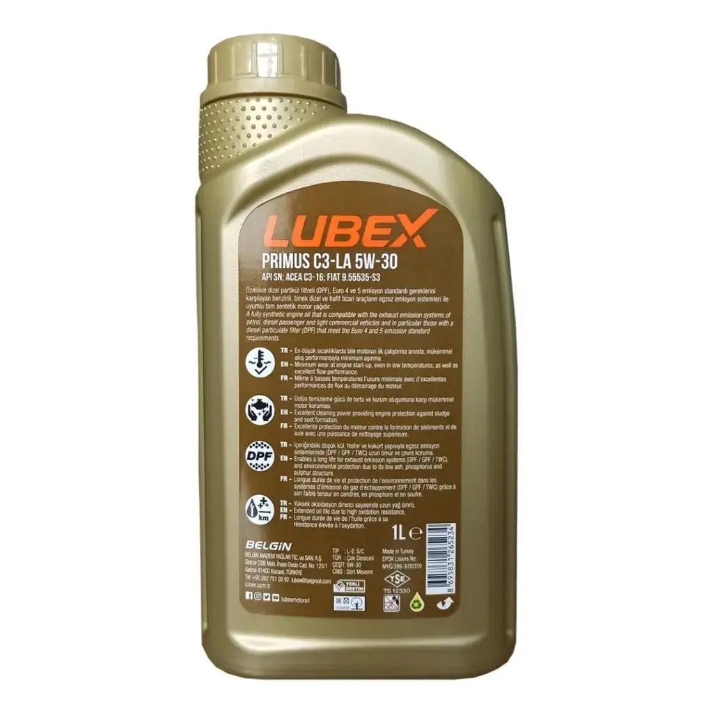 LUBEX PRIMUS C3-LA 5W-30 - 1LT