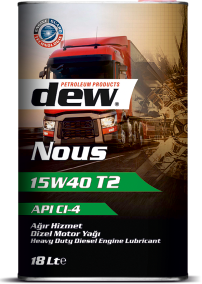 DEW Nous 15W40 T2 API CI-4 / SL - 16KG