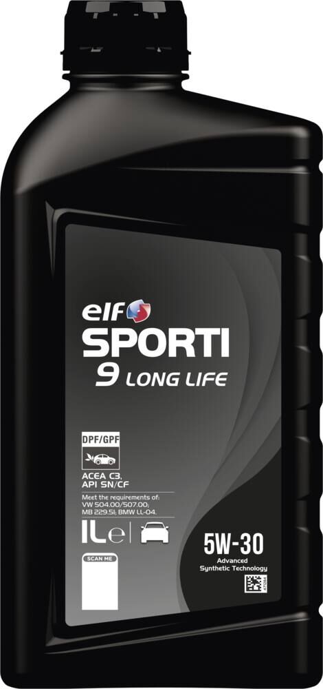 ELF SPORTI 9 LONG LIFE 5W-30 - 1LT