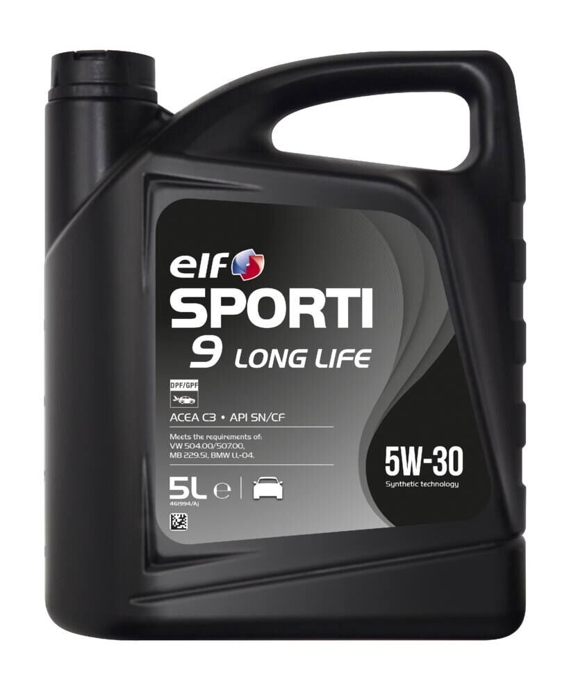 ELF SPORTI 9 LONG LIFE 5W-30 - 5LT