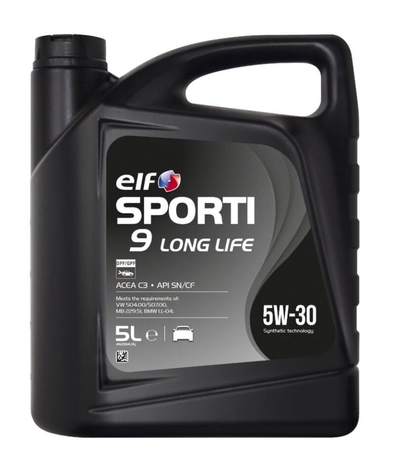 ELF SPORTI 9 LONG LIFE 5W-30 - 5LT