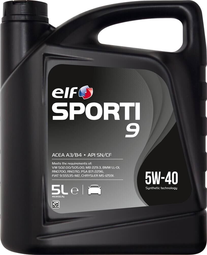 ELF SPORTI 9 5W-40 - 5LT
