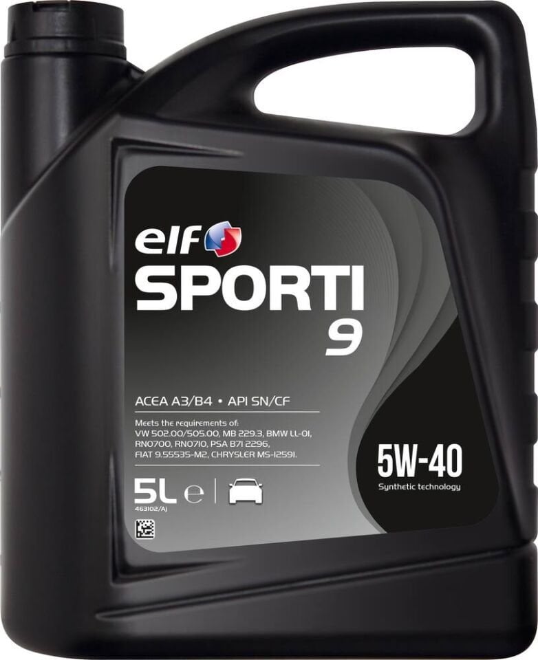 ELF SPORTI 9 5W-40 - 5LT