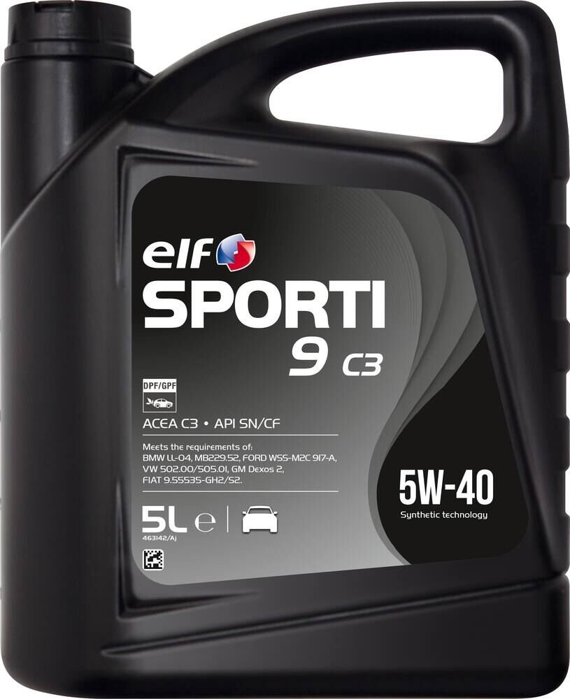 ELF SPORTI 9 C3 5W-40 - 5LT
