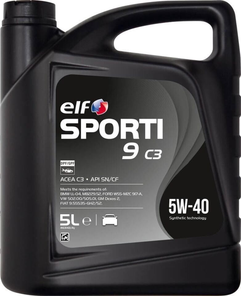 ELF SPORTI 9 C3 5W-40 - 5LT