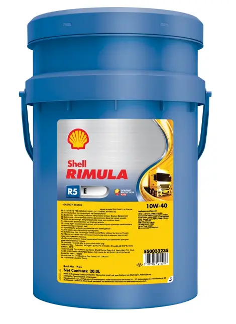 SHELL Rimula R5 E 10W-40 - 20KG