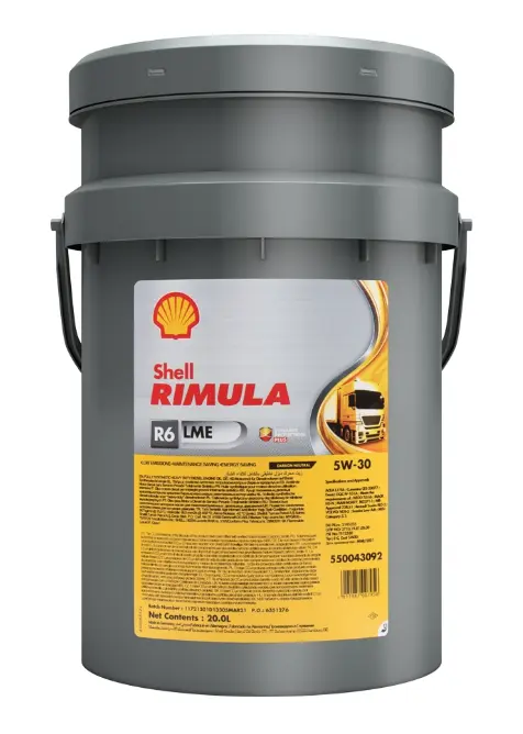 SHELL Rimula R6 LME 5W-30 - 20KG