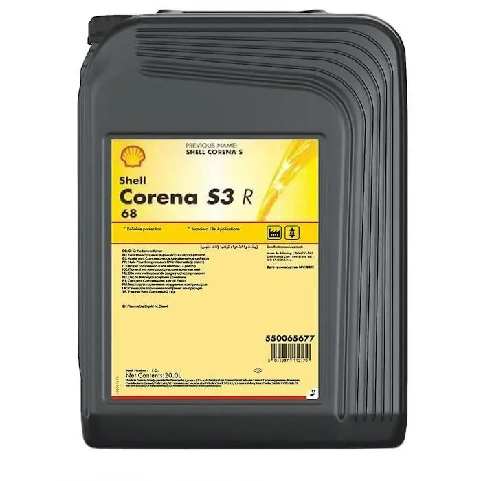 SHELL Corena S3 R 68 - 20KG Kompresör Yağı