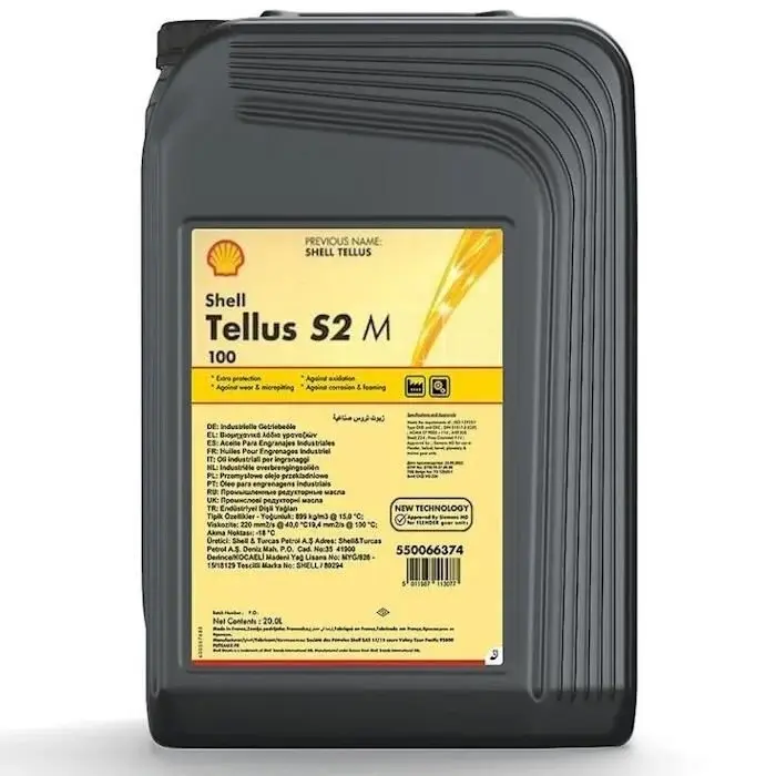 SHELL Tellus S2 M 100 - 20KG Hidrolik Vakum Pompası Yağı